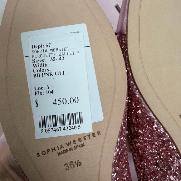 Sophia Webster| New In Box
Pirouette Bow Embellished Ballet Flats - Picture 6 of 10